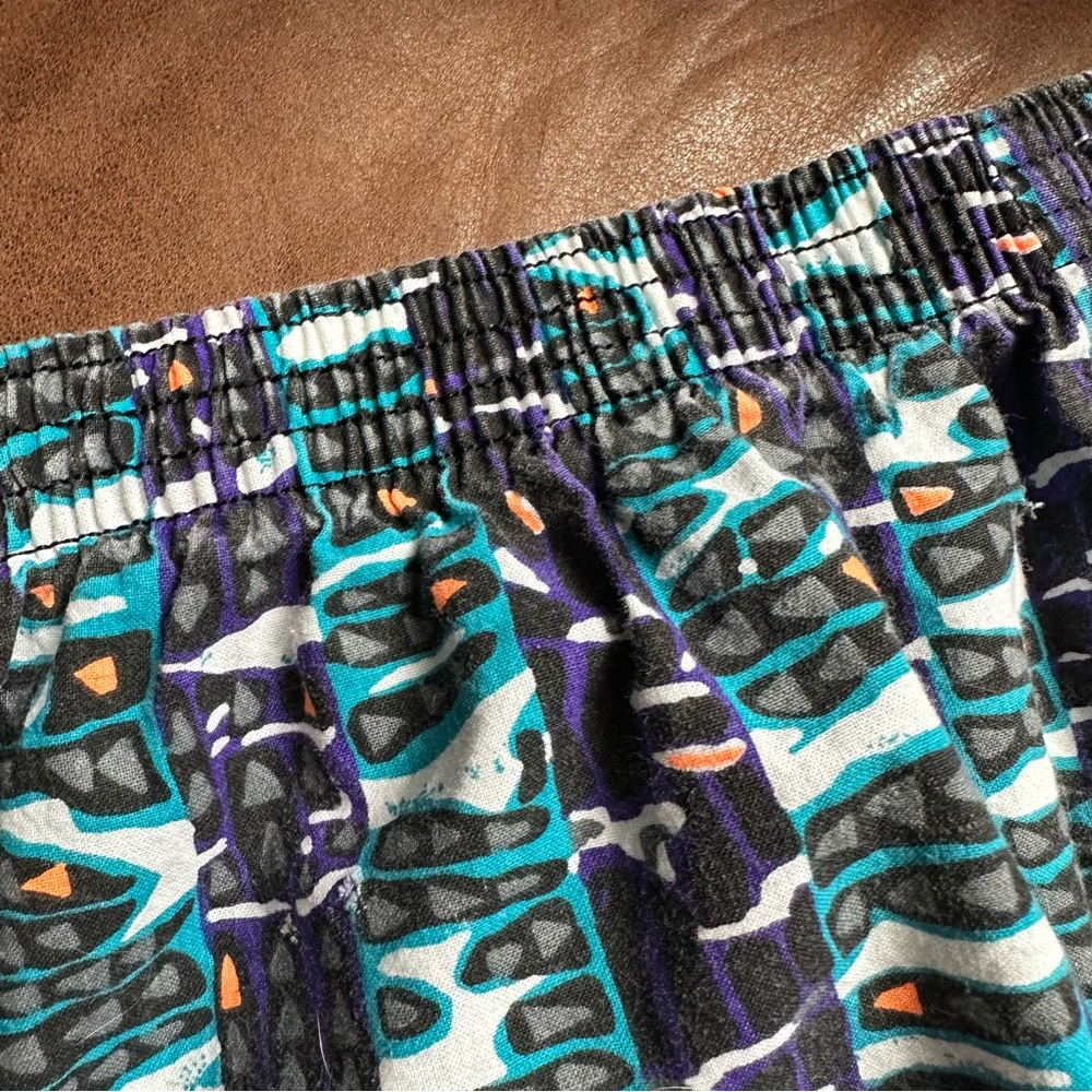 Vtg Y2k Key Elements Abstract Pattern Men's Cotto… - image 3